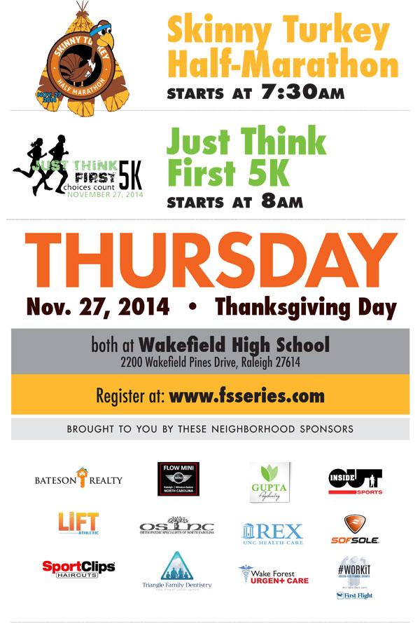 Students+and+community+prepares+for+the+Skinny+Turkey+race