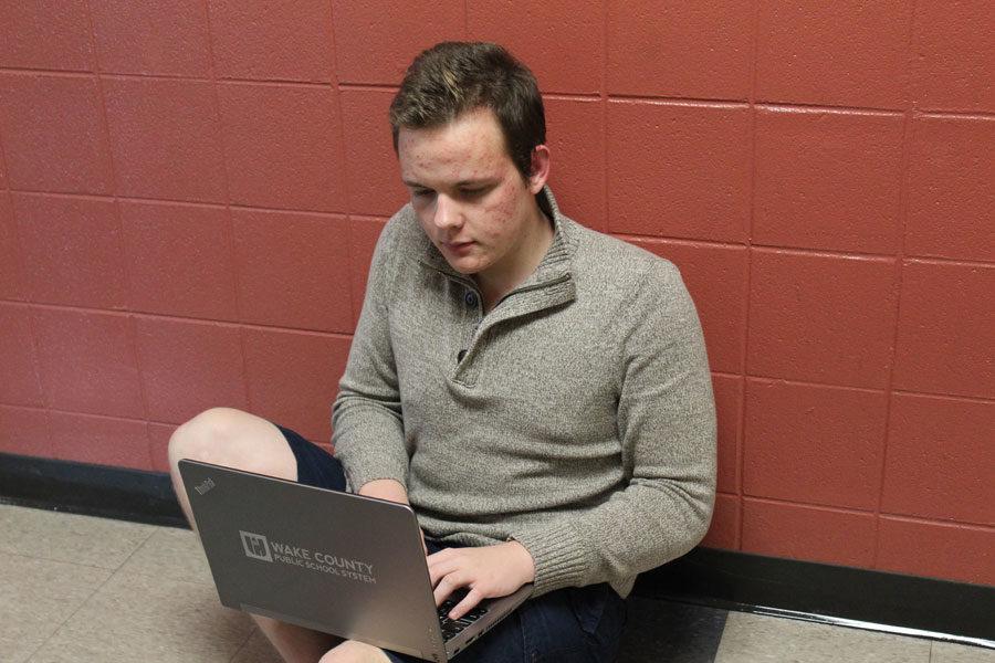 Like many other seniors, Blake Taylor relies on social media to assist him with selecting a roommate. 