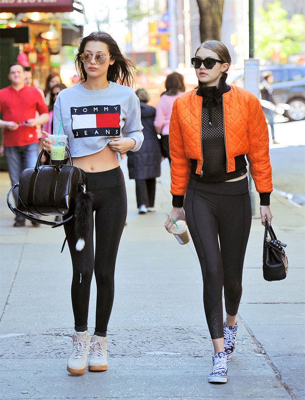 How to wear the athleisure trend according to Bella Hadid