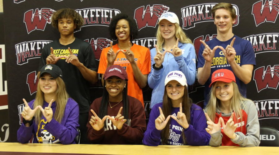Wakefield+student+athletes+sign+for+universities
