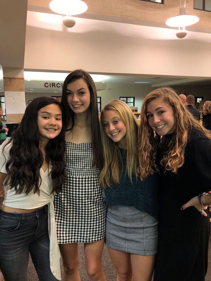 Cross Country athletes enjoy their time at the fall sports banquet.