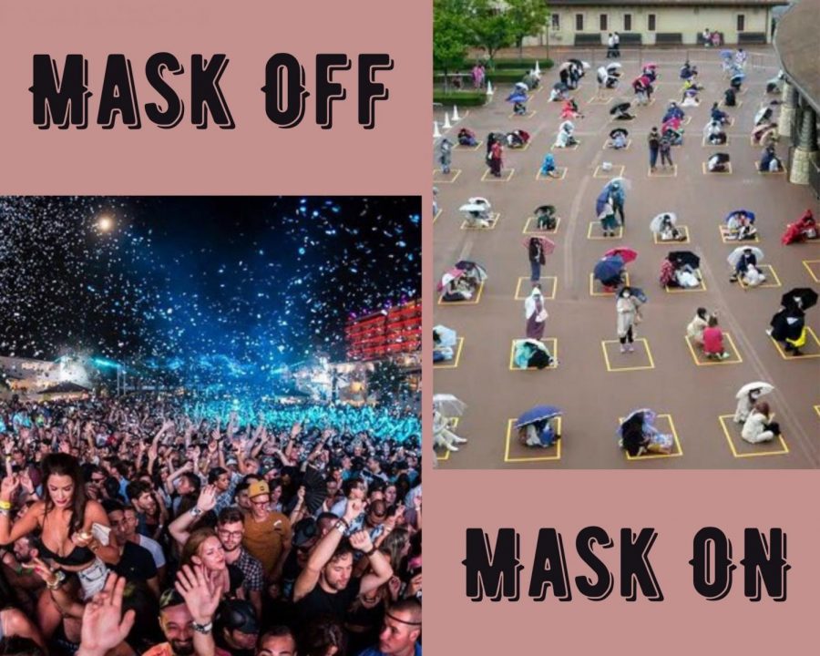 Mask on or off?