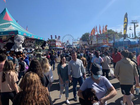 Crowds at North Carolina State Fair