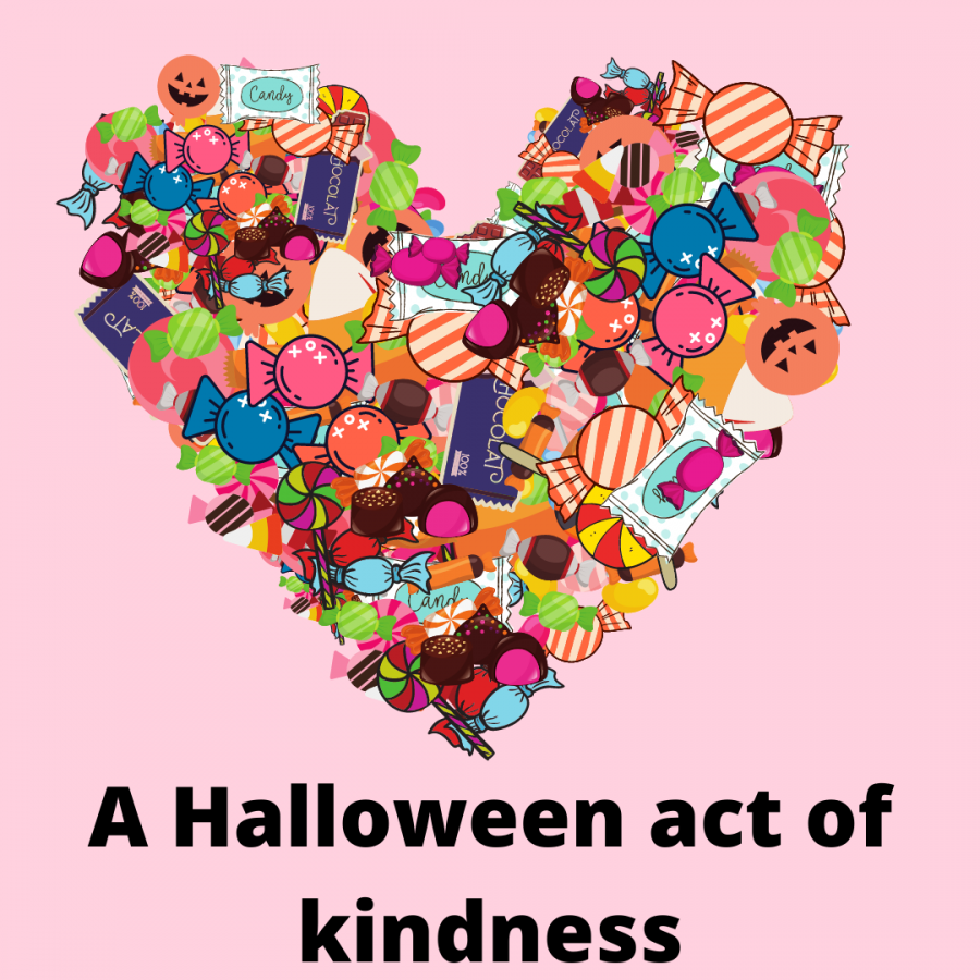 One act of kindness from three trick-or-treaters is something Brenda Burdon will remember forever.