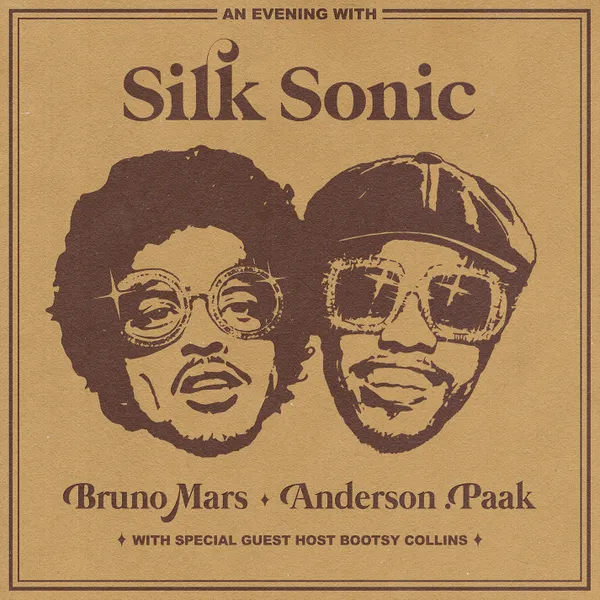 Bruno Mars and Anderson .Paak in their album cover for 