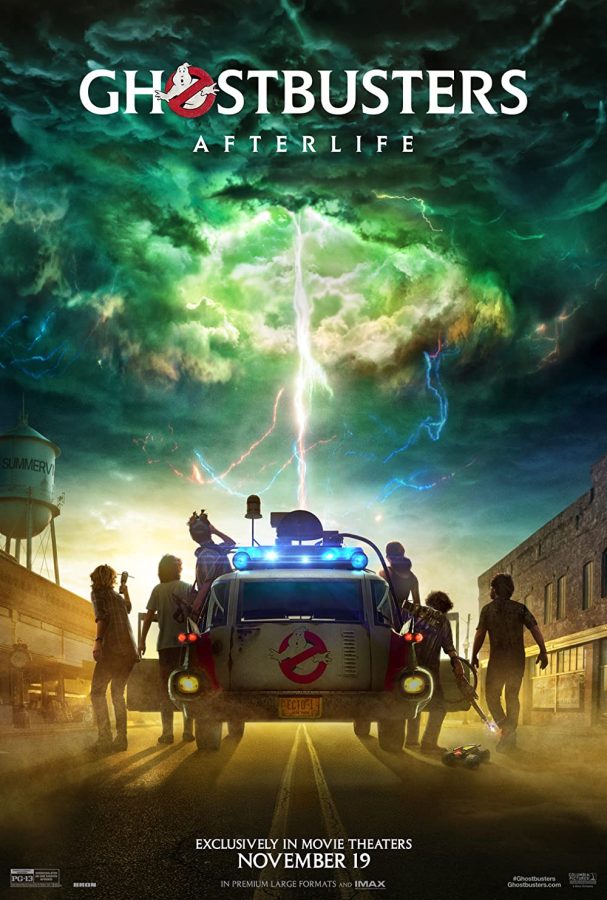 The official poster for the film, Ghostbusters: Afterlife.