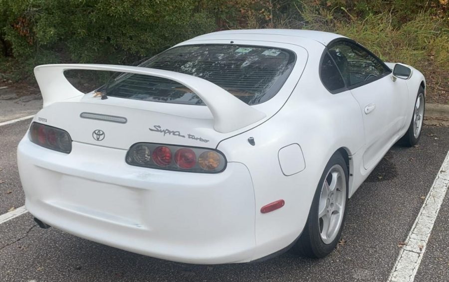 1993-2002 Toyota Supra Turbo finished in Super White. 