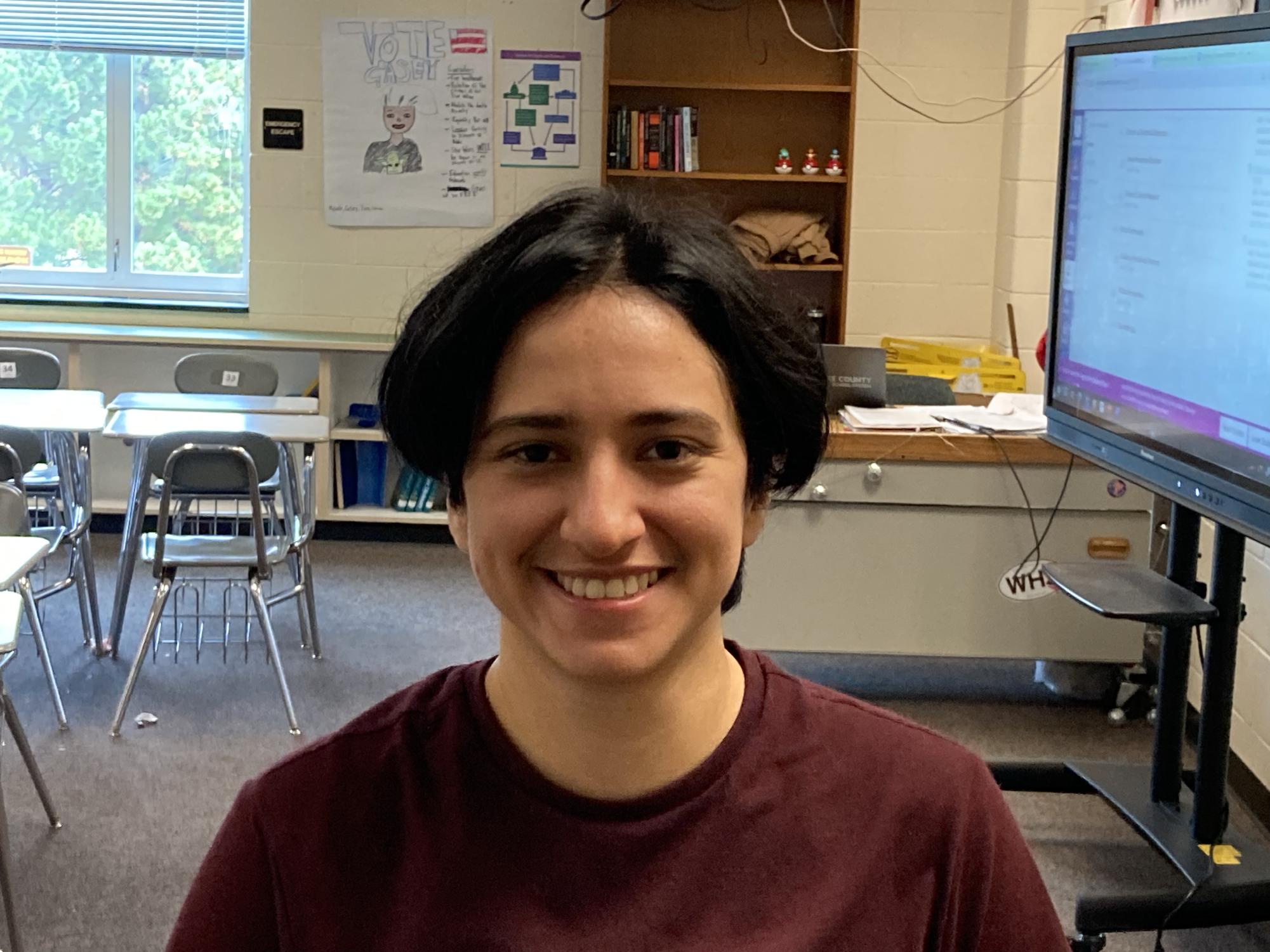 Christina Avellaneda is the newest civics teacher to the pack. Avellaneda is excited to join the Wakefield team.