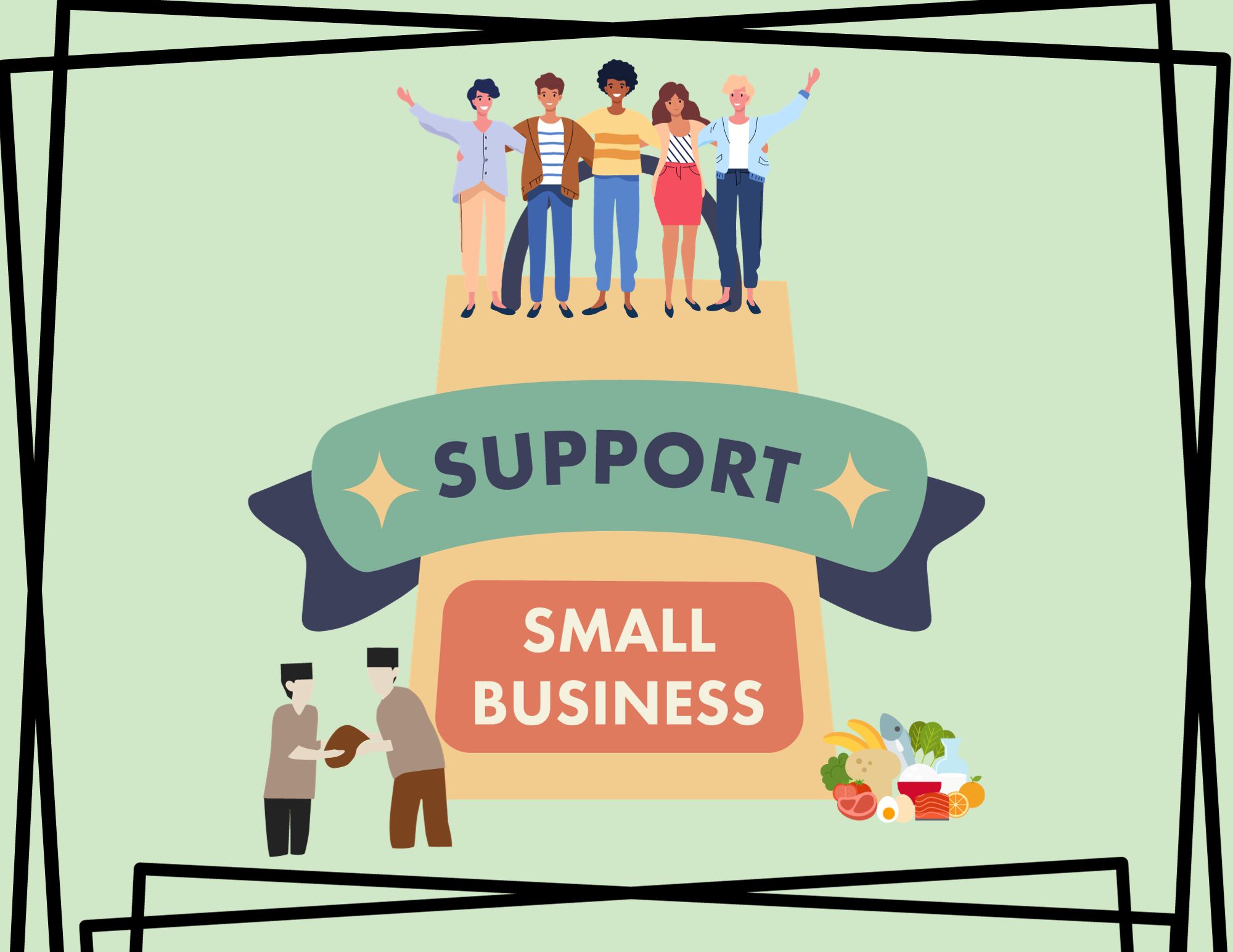 Small businesses surround us everywhere we go, its important to support them to keep our communities lively. These businesses enable people to carry out their creative ideas.