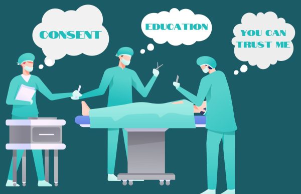 Non-consensual pelvic exams performed by medical staff arent ethical and violate patients rights to autonomy. Educating future physicians is essential but not as important as maintaining the trust between doctors and patients. 