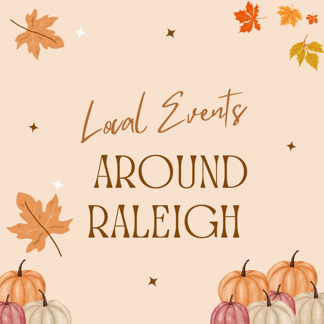 North Carolina hosts numerous fall events for locals to enjoy over the months of October and November. Gather some friends and family and head out to see what this beautiful city has to offer and to get in the fall spirit.