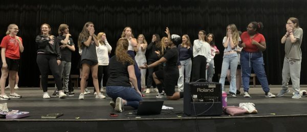 Wakefield Theatre Company rehearses to show off their fall production of "Descendents: The Musical". The shows will be November 21 to 23 and tickets can be found on the Wakefield Theatre Company's GoFan!