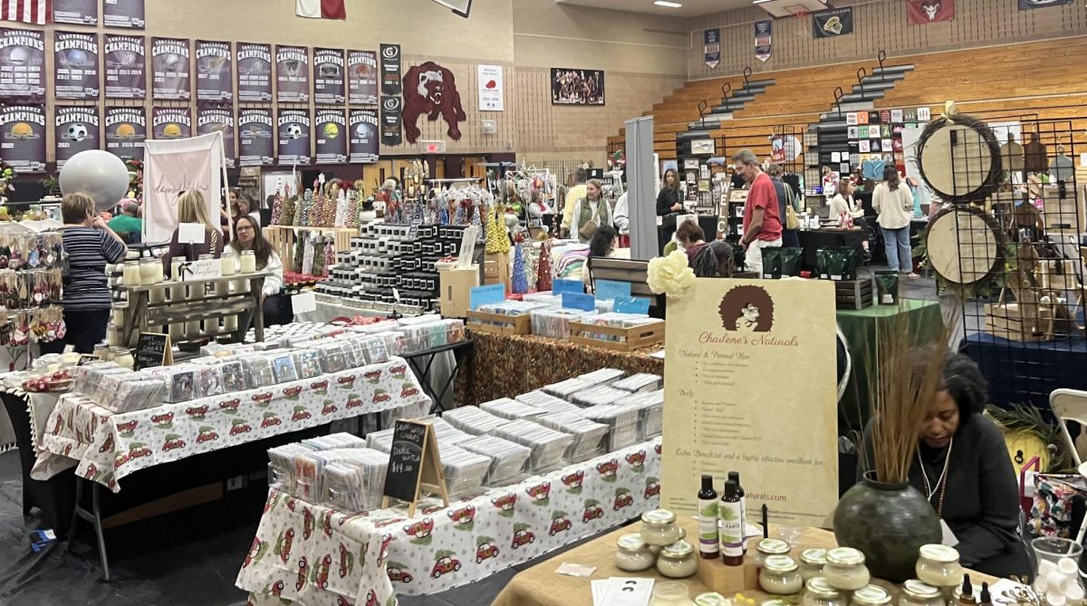 Different booths and sections are made for vendors to show off all of their goods to costumers. It is a fun way of connecting and finding just what you need for the holidays.