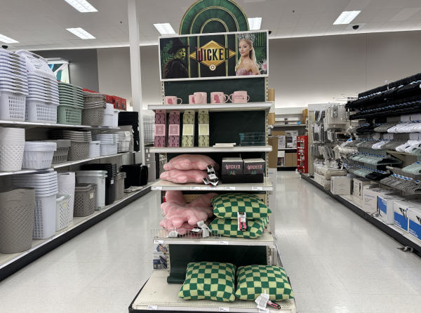 This target is filled with “Wicked” themed products and displays to garner excitement for the upcoming film. Fans can shop for a multitude of “Wicked” branded items in anticipation for the release day of Nov. 22. 