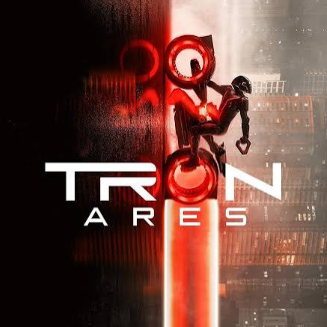 The official movie poster for Tron: Ares. This poster was known to be displayed inside theatres and outside as advertisement for the film. (Courtesy of IMDb)