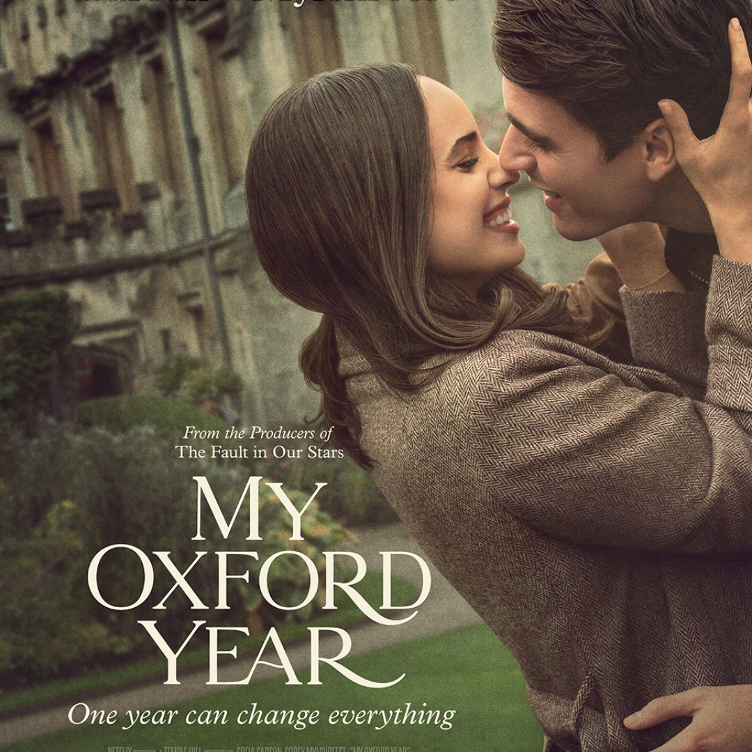 My Oxford Year is a Netflix Original film released in 2025. The movie follows a young woman as she explores her passion for poetry at Oxford. (Photo courtesy of IMDb)