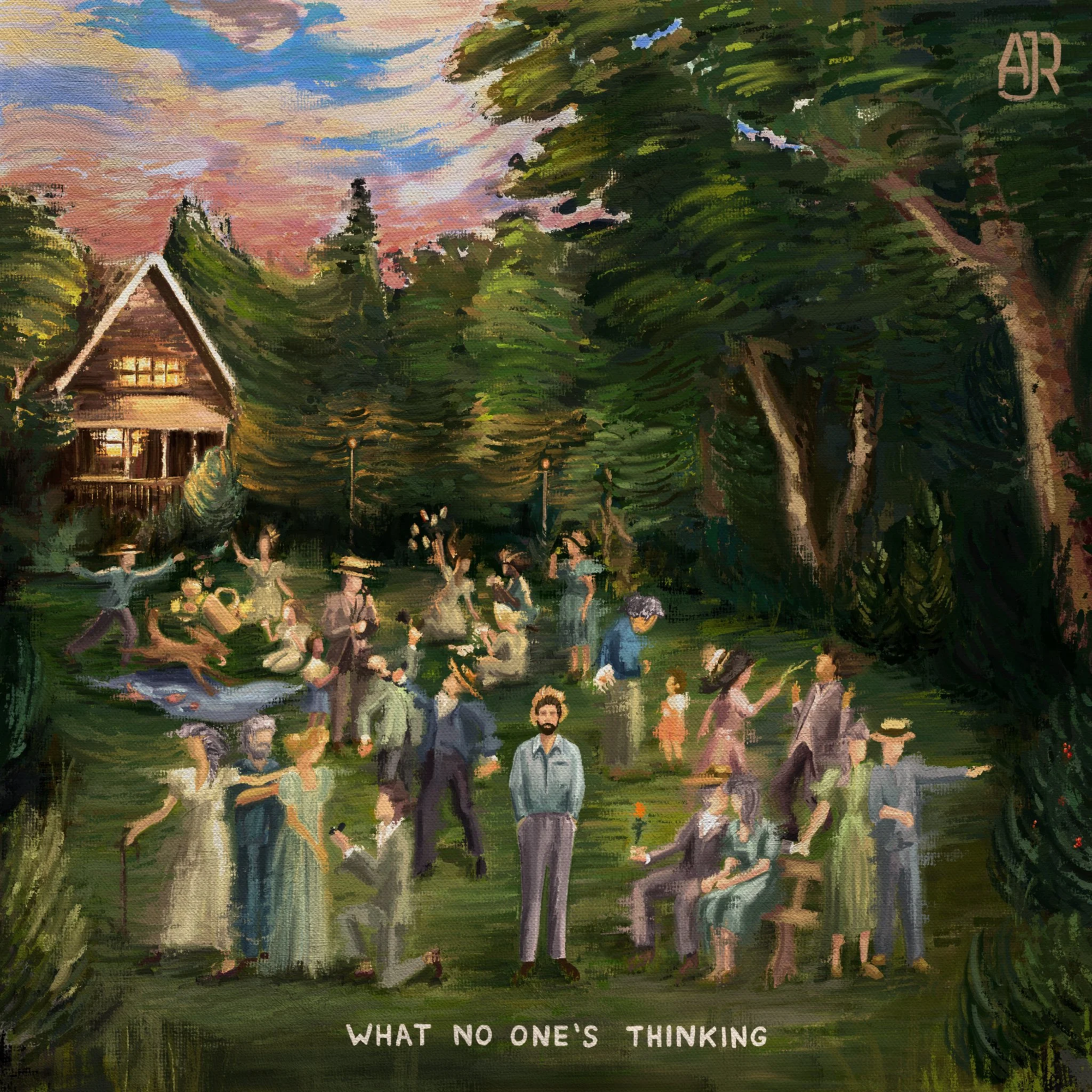 What No One's Thinking is AJR's newest hit album. It uses upbeat music and real life experiences to talk about harder topics in life.
(Credit AJR Fandom)